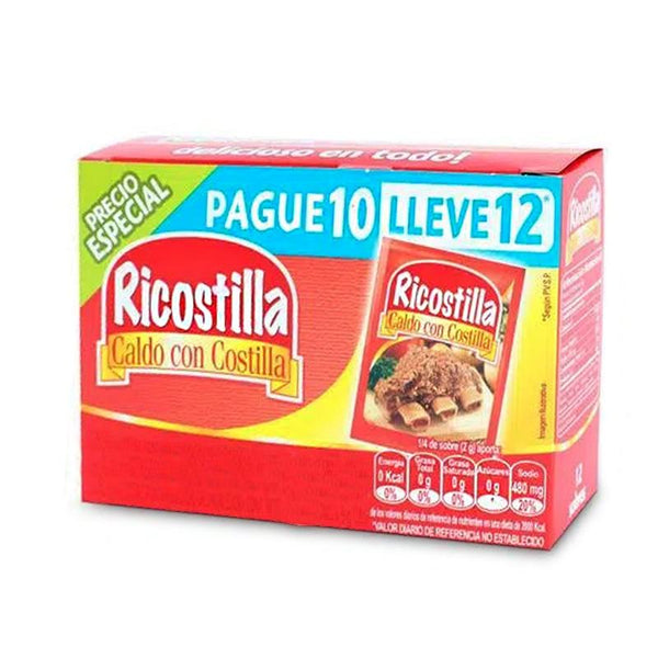 CALDO RICOSTILLA PAGUE 10 LLEVE 12 108G